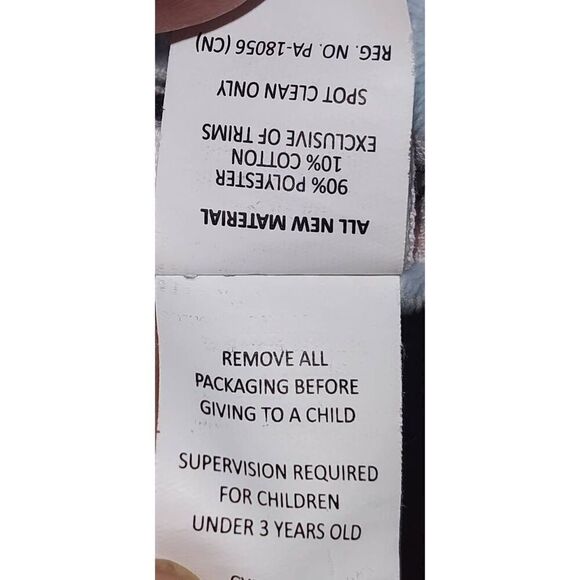 Mud Pie Plush Reading Pal Grey Elephant MudPie Grey Plush Elephant Folding Fabri - Picture 10 of 10